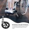 Healeved Wheelchair Wheel Replacement, 6 Inch Wheelchair Front Wheels, Slip Walker Casters Rollers Wheels Accessories view 4