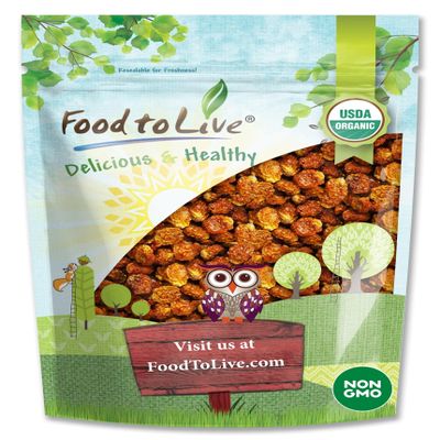Food to Live - Organic Golden Berries, 5 Pounds - Non-GMO, Whole Dried Berries, Unwseetened, Sulfite-Free, Vegan, Rich in Vitamin A