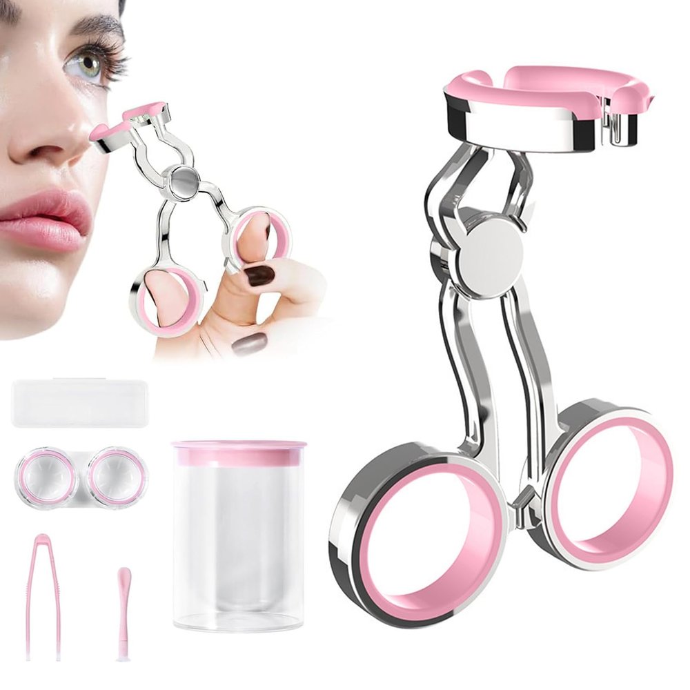Talent Star Contact Lens Eyelid Stretche,Wearing Lens Accessories Soft Contact Lens Remover Eye Contact Applicator Tool Easy to Insert Or Remove Contact Lenses for Daily Home Travel Pink