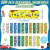 Panelee 120 Pcs Kids Bandages 2.83'' x 0.75'' Cute Style Flexible Waterproof Bandages Bulk Breathable Strip for First Aid & Wound Care Protection(Lovely Style) view 2