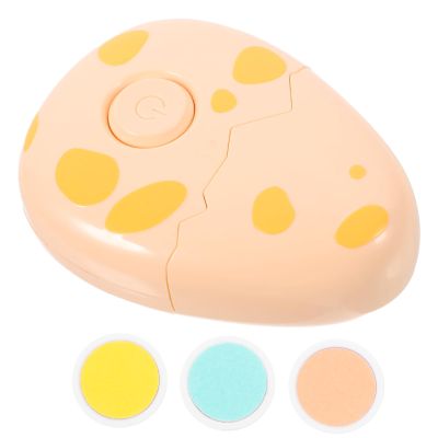FOMIYES Electric Nail Trimmer Safe Cartoon Nail File for Manicure Grinding for Newborns and Toddlers Yellow