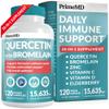 28-in-1 Quercetin with Bromelain Supplement for Daily Immune Defense Support - Quercetin with Vitamin C and Zinc for Adults Enriched with Vitamin D and Elderberry (120ct) view 1