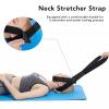 LUCKDANO Neck Stretcher Strap Chiropractic Decompression Comfortable Handle Cervical Traction Pull Device with Chin Strap view 3