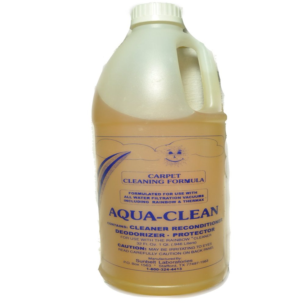 Aqua Clean Shampoo, 32 oz Designed to Be Use With Water Filtration Vacuums
