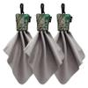 SPUDZ Classic Microfiber Lens Cleaner  Clip-On Pouch, Washable  for Binoculars, Scopes, Glasses, Screens | Alpine Mountain Camo, 6 x 6 Inch (3-Pack) view 1