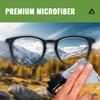 SPUDZ Classic Microfiber Lens Cleaner  Clip-On Pouch, Washable  for Binoculars, Scopes, Glasses, Screens | Alpine Mountain Camo, 6 x 6 Inch (3-Pack) view 2