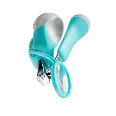 ifundom 4pcs Boy Girl Magnifier Nail Clippers Safe Ergonomic Handle Nail Care for Newborn Girl