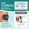 BraceAbility Patella Tracking Short Knee Brace - Running, Exercise, Athletic Support Sleeve Stabilizer for Post Kneecap Dislocation, Tendonitis, Ligament, Patellofemoral Pain, MCL/LCL Injuries (XS) view 2