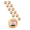 Red Apple Hickory Smoked Bourbon Gouda Wheel, 8 OZ, 12 Pack view 1