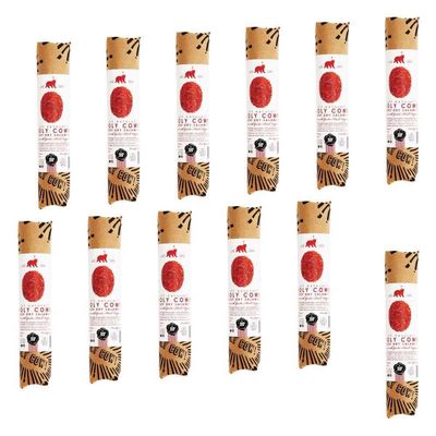Red Bear Provisions Holy Cow Dry Beef Salami Chub, 6 OZ, 12 Pack