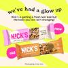 NICKS Keto Nut Bar Peanut Chocolate Snack Bar, Low Carb Snacking for Sports, Hiking, Gaming, Outdoor Activities, 1G sugar, 3G net carbs, healthy snack (pack of 30) 40.0 grams view 3