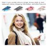 Missfive Modern Folding Reading Glasses For Women Men Blue Light Blocking, Anti UV,Eyestrain Fashion Pattern Print, Foldable Thin Lightweight Portable Readers Pocket Travel Eyewear,+1.75x,Flower view 3