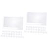Gatuida 40pcs Reading Magnifier for Books Magnification Lens Lightweight Portable Credit Card Magnifying Magnifying Sheets Reading Aid Tools view 1