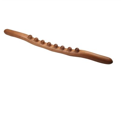 MOBYAT Massager for Body Natural Carbonized Wood Scraping Massage Stick Back Massager Therapy Tool Point Treatment 1Pcs (Color : Type 1)