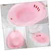 Healeved Bidet Bath Sitz Seat Women Butts Wash Basin Sitz Bath Toilet Hemorrhoids Vaginial Steaming Stool Salts Bowl Bath Tub Hip Bath Basin Miss Folding Plastic Confinement Supplies view 3