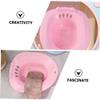 Healeved Bidet Bath Sitz Seat Women Butts Wash Basin Sitz Bath Toilet Hemorrhoids Vaginial Steaming Stool Salts Bowl Bath Tub Hip Bath Basin Miss Folding Plastic Confinement Supplies view 4