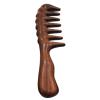 MObyat Sandalwood Comb Massage Ultra-Wide Tooth Large Tooth Static Solid Wood Thickened Handle Comb 1Pcs view 1