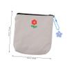 CALLARON Cute Period Bag Sanitary Napkin Storage Canvas Tote for Women Coin Pouch Collapsible Light Durable Random Color view 4