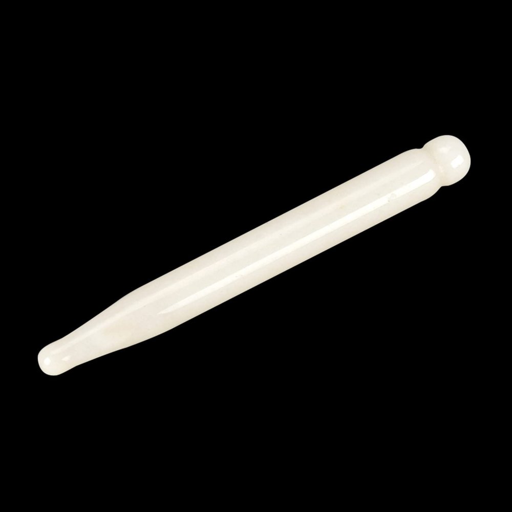 BAWHO Massage Stick Acupoint Probe Jade Tool from Face Eye Shadow Body Pressing Energy Stone 1Pcs (Color : 1pc White Jade)