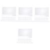 Gatuida 80pcs Head Magnifier Fresnel Lens Full Page Magnifying Sheets Reading Aid for Low Vision Credit Card Magnifier Magnification Easy to Carry for Seniors Boys and Girls view 1