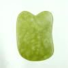 MObyat Jade Stone Gua Sha Scraper Massage Board Face Massager Natural Gouache Healing Stone for Skin Lifting Detox Beauty Care 1Pcs (Color : Broadsword Shape) view 1
