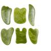 MObyat Jade Stone Gua Sha Scraper Massage Board Face Massager Natural Gouache Healing Stone for Skin Lifting Detox Beauty Care 1Pcs (Color : Broadsword Shape) view 2