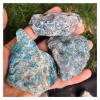 JCAKES Natural Crystal Rough Natural Blue Green Yellow Apatite Crystal Rough raw Stone Skirt Sample 100-400g (Size : 200-300g) view 2
