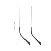 Gogogmee Replacement Eyeglasses Frame Temples Alloy Glasses Arms Legs for Glasses Easy to Use 609 Silver view 2