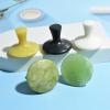 MObyat Massage Stones Jade Mushroom Gouache Scraper Massager Gua Sha Massage Board Skin Care Lifting Tools 1Pcs (Color : Green) view 3