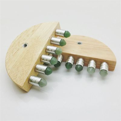 MObyat Healing Stone Natural Jade Gua Sha Scraper Head Body Meridian Scraping Massage Tool Drainage Relaxation Care 1Pcs