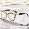laureles Colorful Rhinestone Photochromic Bifocal Reading Glasses Women Transition Sparkling Bling Readers (Colorful Diamond, +2.25 Magnification) view 4