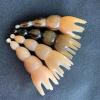 BAWHO Natural Horn Octopus Comb Scalp Meridian Scraping Shiatsu Massager Blood Circulation Relieve Stress Guasha Therapy Massage Tool 1Pcs view 4