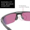 LenzReborn Replacement Nose Piece Nose Pads for Oakley Mercenary OO9424 Sunglasses - Black view 2