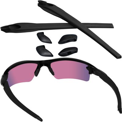 LenzReborn Replacement Rubber Kit Earsocks Nose Pads for Oakley Flak 2.0 OO9295/Flak 2.0 XL OO9188/Flak 2.0 Asian Fit OO9271 Sunglasses - More Options