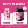 ElevateLife Creatine Monohydrate Gummies 5000mg for Men & Women, Chewables Creatine Monohydrate for Muscle Strength, Muscle Builder, Energy Boost, Pre-Workout Supplement(90 Count)-Strawberries view 2