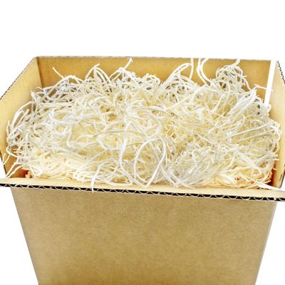 Hepertise 4.5 oz Natural Aspen Wood Excelsior, Aspen Wood Wool for Basket Filler, Gift Decoration, Soil Cover, Crafts Protection | Natural Color and Smell