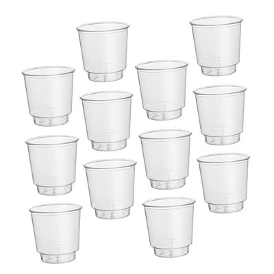 Anneome 100pcs Aviation Cup Plastic Disposable Drinking Cups Water Cooler for Party