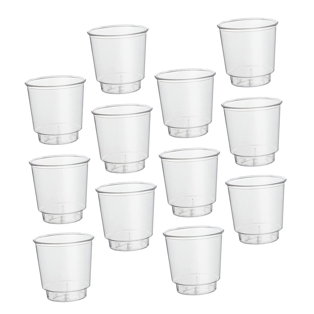 Anneome 100pcs Aviation Cup Plastic Disposable Drinking Cups Water Cooler for Party