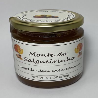 Monte do Salgueirinho Pumpkin Jam with Walnuts 270 G / 9.5 OZ