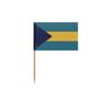 Pixelforma Bahamas Flag Toothpicks in Various Sizes 100 Pieces 12 cm view 1