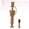 HEALLILY Manual Baby Toothbrush Boys and Girls Toothbrush for Baby Training Bristles Teething Pad Suction Base for Long Time Use Random view 2