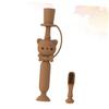 HEALLILY Manual Baby Toothbrush Boys and Girls Toothbrush for Baby Training Bristles Teething Pad Suction Base for Long Time Use Random view 4