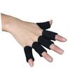 Healvian 20pcs Sports Finger Sleeves Nylon Elastic Protectors for Volleyball and Badminton Comfortable Support for Finger Joint Protection Black Blue view 4
