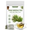 Premium 100 Pine Neddle Tea Bags,100% Picked from Natural Wild Pine Neddle, No Caffeine & No Additives. view 1