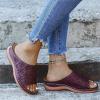 Orthopedic Sandals Women Plantar Fasciitis Arch Support Back Strap Women's Comfortable Orthopedic Sandals Dressy Slip On Orthotic Flip Flops Casual Summer Walking Beach Shoes With Arch Support 2024 view 2