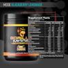 Gorilla Mind Pre Workout - Massive Pumps Laser Focus Energy Power - L-Citrulline, Creatine, L-Tyrosine, Betaine, Hydroprime, Alpha-GPC, 400mg Caffeine, Huperzine A 800g (BlackBerry Lemonade) view 2