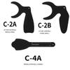 6 Pcs Dental Photography Contraster, 6 Size Black Background Board Intraoral Photographic, Palatal Photo Contrast Kit view 4