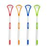 4-Pack Tongue Scraper Oral Care Kits  Plastic Dual-sided Tongue Brushes for Reducing Bad Breath, Includes Comfort Grip Handle, Ideal for Adults and Kids Healthy Oral Hygiene Tools view 1