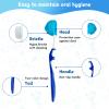 4-Pack Orthodontic Dental Care Kit  Includes Soft Bristle Toothbrushes and Braces-Friendly Brush Flosser for Cleaner Interdental Brush Toothpick, Essential Tools for Braces Hygiene Oral Care view 2