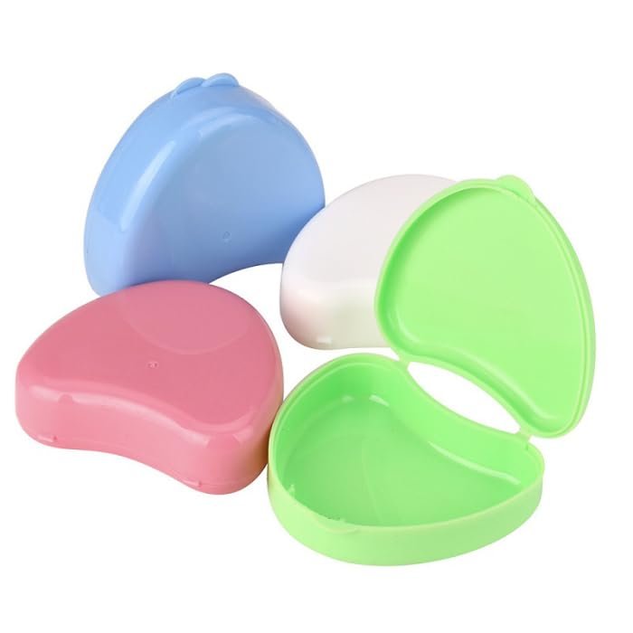 SDent10 PCS Heart Shape Retainer Denture Box